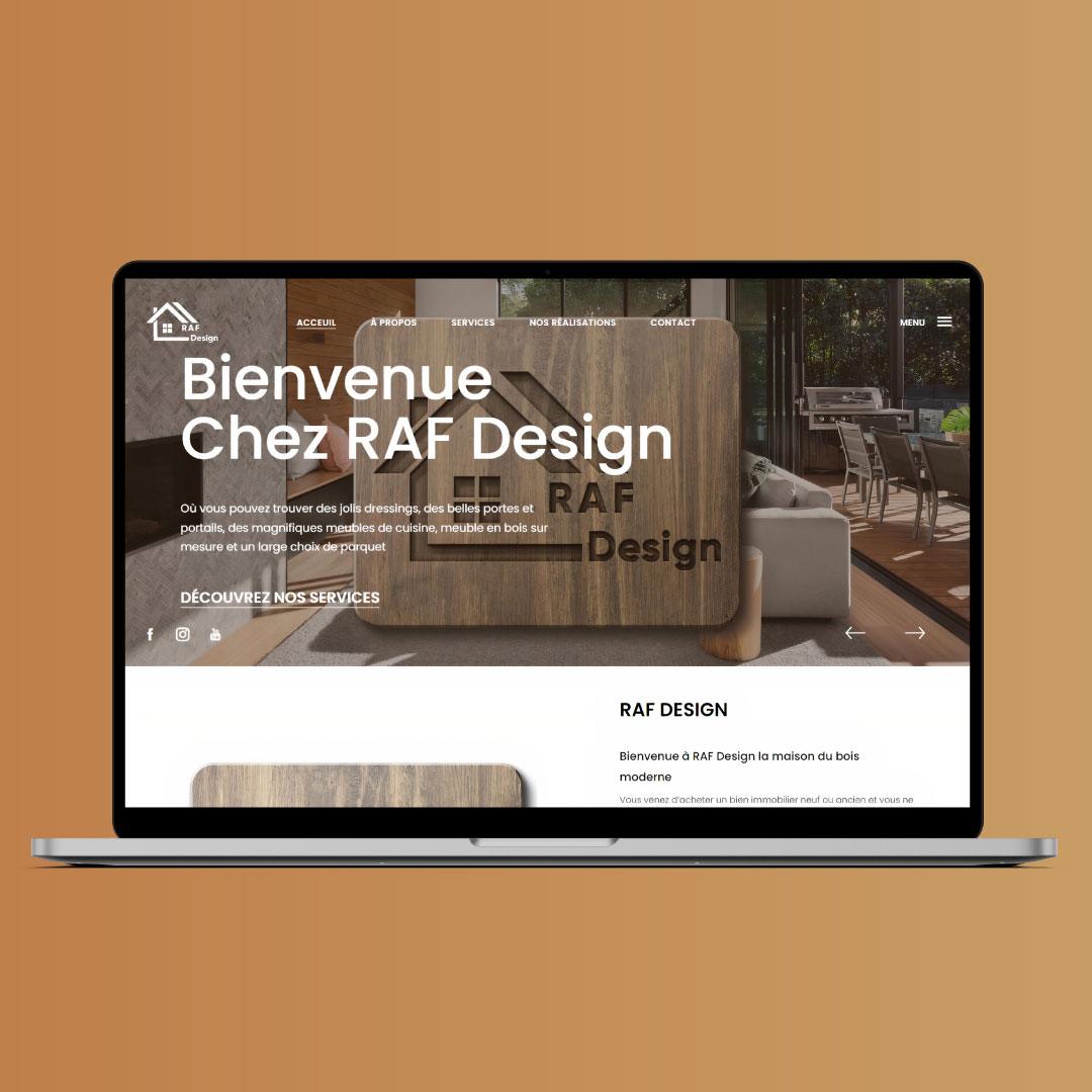 afrilio's work for its client RAF DESIGN